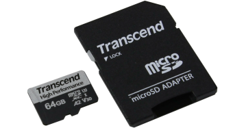 Карта памяти Transcend SDXC 330S (TS64GUSD330S)