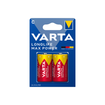 Батарейка Varta LONGLIFE MAX POWER (MAX TECH) LR14 C BL2 Alkaline 1.5V (4714)