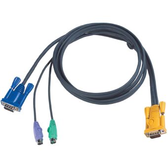 CABLE SP15M -- HD15M/MINIDIN6M; 6M ATEN 2L-5206P