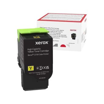 Тонер-картридж увеличен емк желтый Xerox C310/C315 006R04371