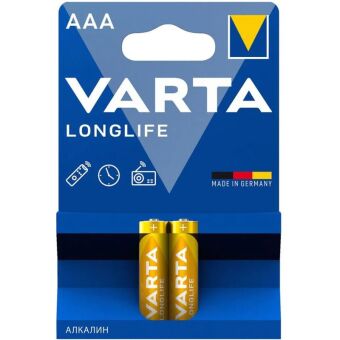 Батарейка AAA Varta LONGLIFE LR03 AAA (04103101412)