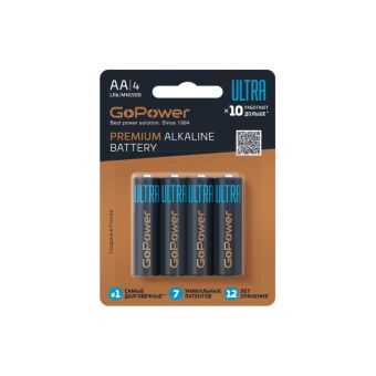 Батарейка GoPower ULTRA LR6 AA 00-00026394