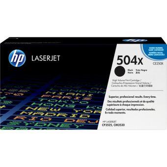 Тонер-картридж HP 504x Black Color LaserJet Print Cartridge (CE250X)