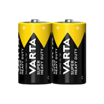 Элемент питания Varta SUPERLIFE R14 C Shrink 2 Heavy Duty 1.5V (2014) (2/24/120) (2 шт.)