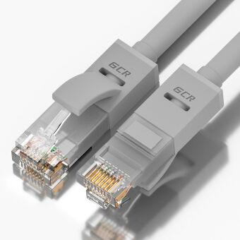 Greenconnect RJ45(m) - RJ45(m) Cat. 5e U/UTP PVC 15м серый