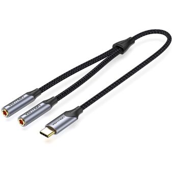 Vention ?????±?????? USB-C M?/?Jack 3.5 mm F x 2 - 0.3??