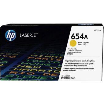 Тонер-картридж HP 654A Yellow Original LaserJet Toner Cartridge (CF332A)