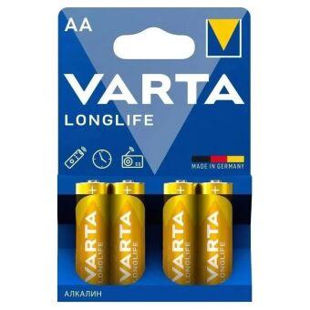 Батарейка AA Varta LONGLIFE LR6 AA (04106101414)