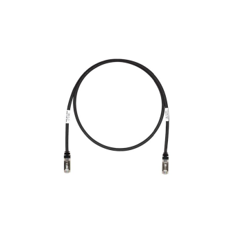 Патч-корд STP кат.6А 10Гбит 1,5м. черный Panduit RJ45(m) - RJ45(m) Cat. 6A S/FTP PVC 1.5м чёрный