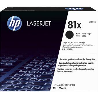 Тонер-картридж HP 81X Black Original LaserJet Toner Cartridge (CF281X)