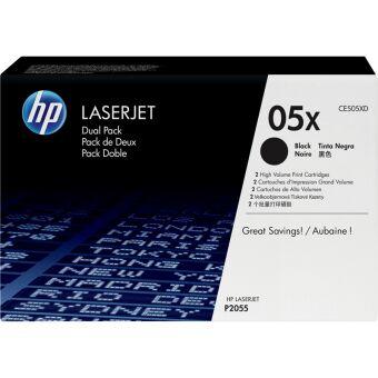 Тонер-картридж набор из 2 шт HP 05X (CE505XD)