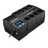 ИБП CyberPower BR1200ELCD, Line-Interactive, 1200VA/720W, 8 Schuko розеток, USB&USB Charger, RJ11/RJ45, LCD дисплей, Black, 0.33х0.2х0.01м., 9кг. BR1200ELCD 1200VA