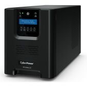 ИБП CyberPower PR1000ELCD, Line-Interactive, 1000VA/900W, 8 IEC-320 С13 розеток, USB&Serial, SNMPslot, LCD дисплей, Black, 0.6х0.35х0.4м., 21кг.
