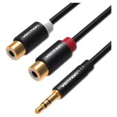 Разветвитель Vention mini jack 3.5 mm(m)/RCA(f) - 0.3 м (VAB-R02-B030)