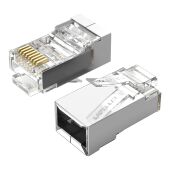 Коннектор Vention RJ45 (8p8c), FTP, cat. 6, под витую пару, экранированный (10шт.) (IDCR0-10)