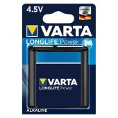 Батарейка Varta LONGLIFE POWER (HIGH ENERGY) 3LR12 BL1 Alkaline 4.5V (4912) (1/10/100) (4912121411)