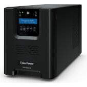 ИБП CyberPower PR1500ELCD, Line-Interactive, 1500VA/1350W, 8 IEC-320 С13 розеток, USB&Serial, SNMPslot, LCD дисплей, Black, 0.5х0.3х0.35м., 28.3кг.