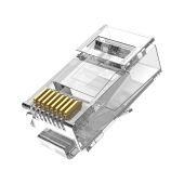 Коннектор Vention RJ45 (8p8c), UTP, cat. 6A, под витую пару (50шт.) (IDGR0-50)