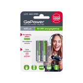 Аккумулятор бытовой GoPower HR03 AAA (00-00018319)