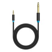Кабель Vention аудио Jack 6,5 mm M Кабель jack 6.5 mm(m)/mini jack 3.5 mm(m) - 2 м (BABBH)
