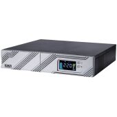 ИБП SRT-1000A, линейно-интерактивный, 1000ВА, 900Вт, LCD, Rack/Tower, 8 розеток IEC320 C13 с резервным питанием, USB, RS-232, слот под SNMP карту, EPO, защита RJ45, ШхГхВ 428х453х84мм., вес 16.8кг. Powercom Smart Rack&SPR-1000A LCD