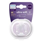 Пустышка ultra soft, пальмы, 0-6 мес., 1 шт.