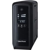 ИБП CyberPower CP900EPFCLCD, Line-Interactive, 900VA/540W, 6 Schuko розеток, USB, RJ11/RJ45, LCD дисплей, Black, 0.33х0.36х0.2м., 8.3кг.