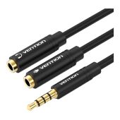 Разветвитель Vention mini Jack 3.5 mm M/mini Jack 3.5 mm F x 2 - 0.3 м (BBCBY)