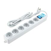 Фильтр-удлинитель Power Cube PRO, 5,0 м, LC контур, 16А/3,5кВт Power Cube SPL(5+1)-16B-P-5M