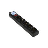 Фильтр-удлинитель Power Cube 1,9м д/подкл. к UPS(C14) 5 роз., 10А черный/граффит Электрическая мануфактура SPG5-B2