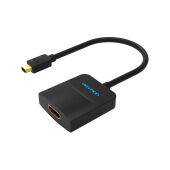 Адаптер-переходник Vention Mini DisplayPort(m)/HDMI(f) - 0.15 м (HBCBB)