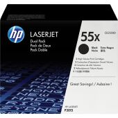 Тонер-картридж набор из 2 шт HP LaserJet CE255X Dual Pack Black (CE255XD)