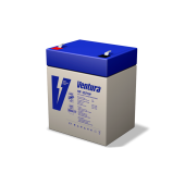 Батарея Ventura серия HR, HR1221W, напряжение 12 В, емкость 5Ач (разряд 20 часов), макс. ток заряда 1.5А, свинцово-кислотная типа AGM, клеммы Т2, ДШВ 90x70x107мм, вес 1.8кг Ventura HR 1221W