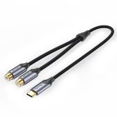 Vention BGVHF USB-C M?/?2RCA F