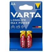Батарейка AA Батарейка Varta LONGLIFE MAX POWER (MAX TECH) LR6 AA BL2 Alkaline 1.5V (4706) (2/40/200) (04706101412)