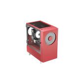 Корпус без блока питания WIZMAX M-ATX Mini Tower case EM1 Woofer Red