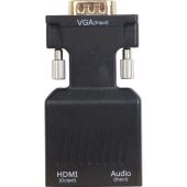 Переходник VCOM HDMI F/VGA M+mini jack 3.5 mm M+microUSB M (CA337A)