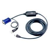 Модуль удлинителя, SVGA+KBD+MOUSE USB, 4.5 метр., для подкл. комп. к перекл. KH15xxA/KH15xxAi/KL15xxA/KH25xxA, макс.разреш. 1600х1200, RJ45+HD-DB15+USB A-тип, Female+2xMale, без Б.П., (DDC2B) ATEN KA7970