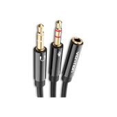 Переходник-разветвитель Vention гибкий Jack 3.5 mm F 4 pin (BHDBY)