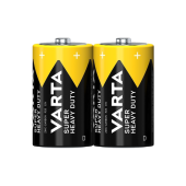 Элемент питания Varta SUPERLIFE R20 D Shrink 2 Heavy Duty 1.5V (2020) (2/24/120)