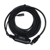 Кабель-адаптер VCOM USB 2.0 Type-AM - USB 2.0 Type-AF 5м