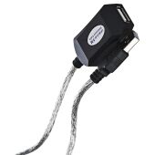 Кабель-адаптер VCOM USB 2.0 Type-AM - USB 2.0 Type-AF 5м