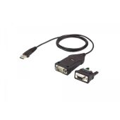 Конвертер, USB<=>RS-422/485, USB B-тип>4xDB9, Female>Male, без Б.П., (USB 2.0;с 1 шнуром A>B Male) ATEN UC485