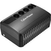 ИБП CyberPower BU1000E, Line-Interactive, 1000VA/600W, 4 Schuko розетки, Black, 0.4х0.3х0.3м., 7.8кг.