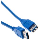 Кабель Aopen USB 2.0 Type-AM - USB 2.0 Type-AF 0.5м