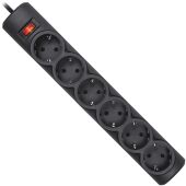 Сетевой фильтр Defender DFS 155 5 м, черный, 6 розеток DFS 155 (5 м, 6 розеток)
