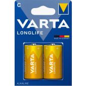 Батарейка Varta LONGLIFE LR14 C BL2 Alkaline 1.5V (4114) (2?/?20?/?200)