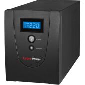 ИБП CyberPower VALUE 2200EI, Line-Interactive, 2200VA/1320W, USB&Serial, RJ11/RJ45, 6 IEC-320 С13 розеток, Black, 0.16х0.21х0.35м., 14.7кг. VALUE2200EILCD