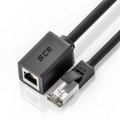 Greenconnect RJ45(m) - RJ45(f) Cat. 6 F/UTP PVC 5м чёрный