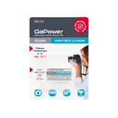 Батарейка CR123A Батарейка GoPower CR123A (00-00018324)